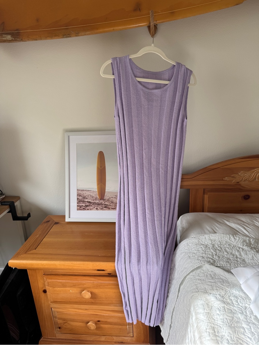 Sleeveless Ribbed Knit Maxi Dress